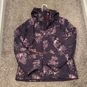The North Face Floral Hooded Ski Jacket